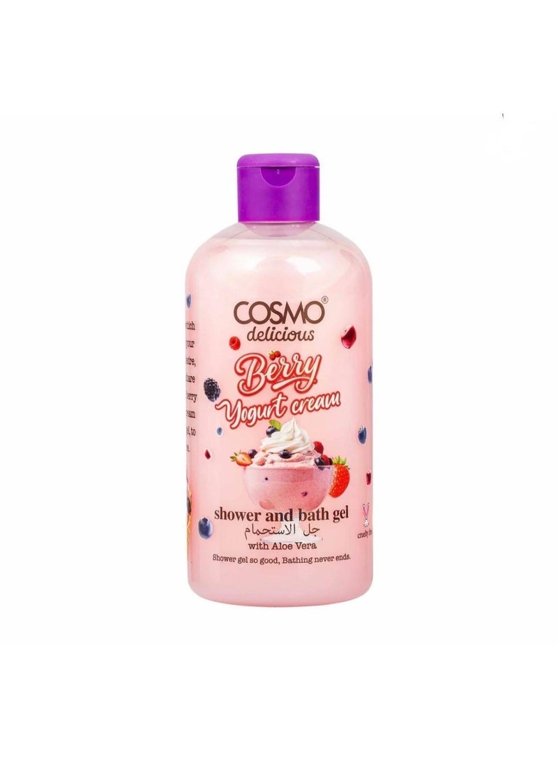Cosmo Delicious "Berry Yogurt Cream" Shower Set - Image 4